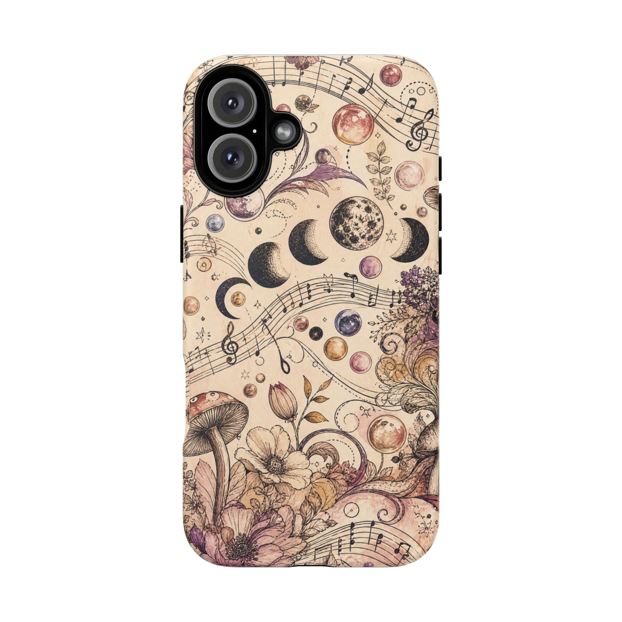 Moonlit Melody Boho Mushroom Phone Case - Image 37