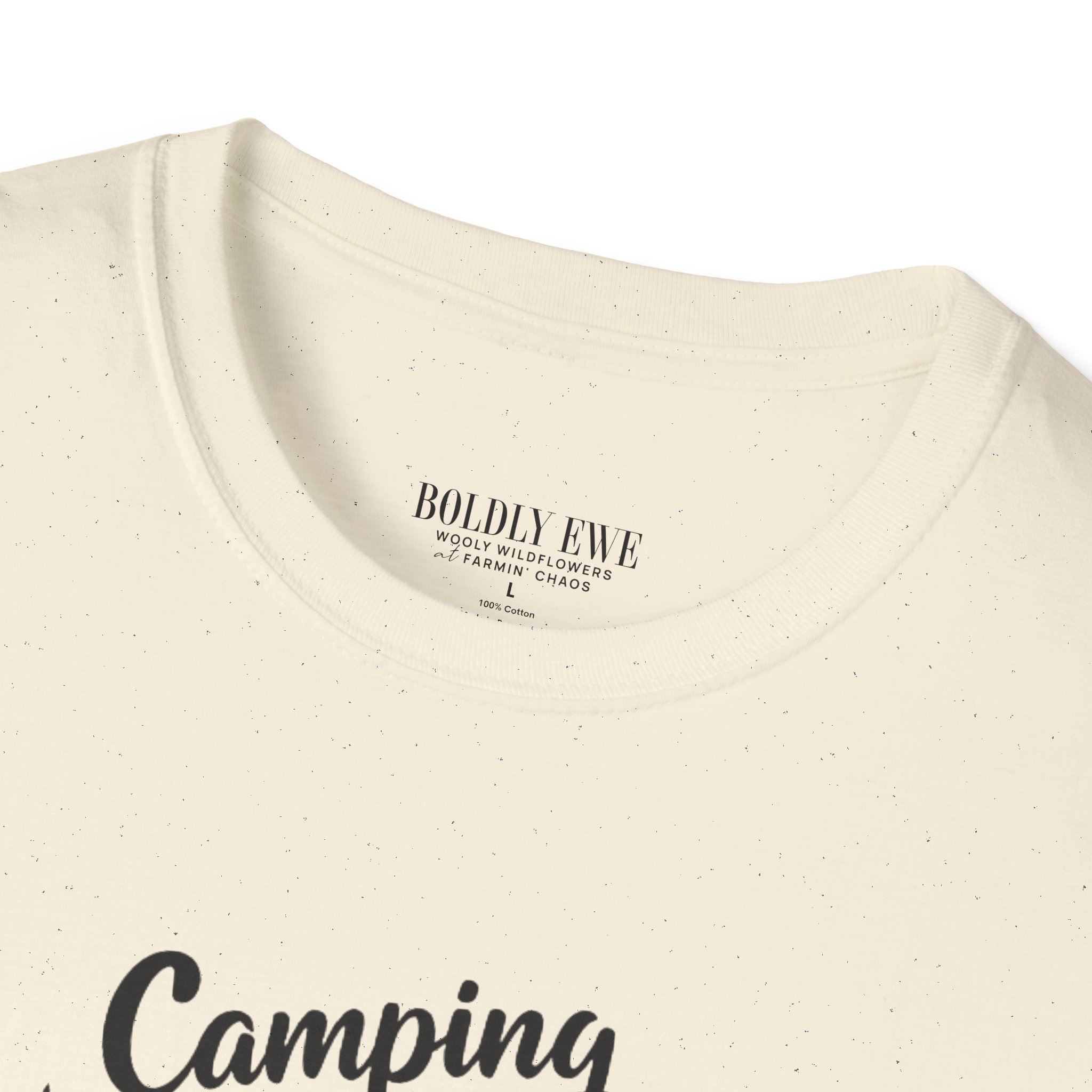 Camping & Chaos Camper T-Shirt — Retro RV, Campfire & Pine Trees Tee - Image 7