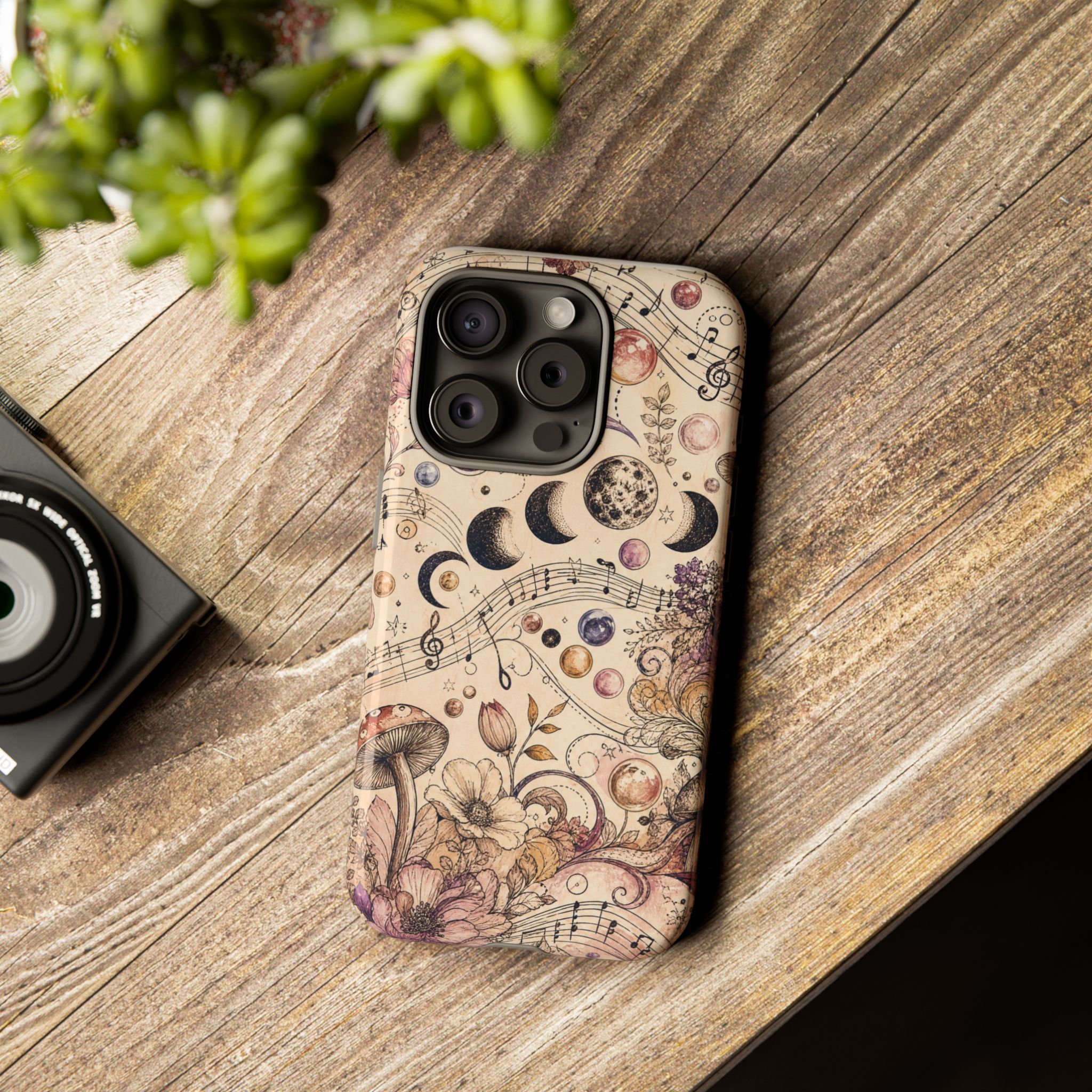 Moonlit Melody Boho Mushroom Phone Case - Image 15