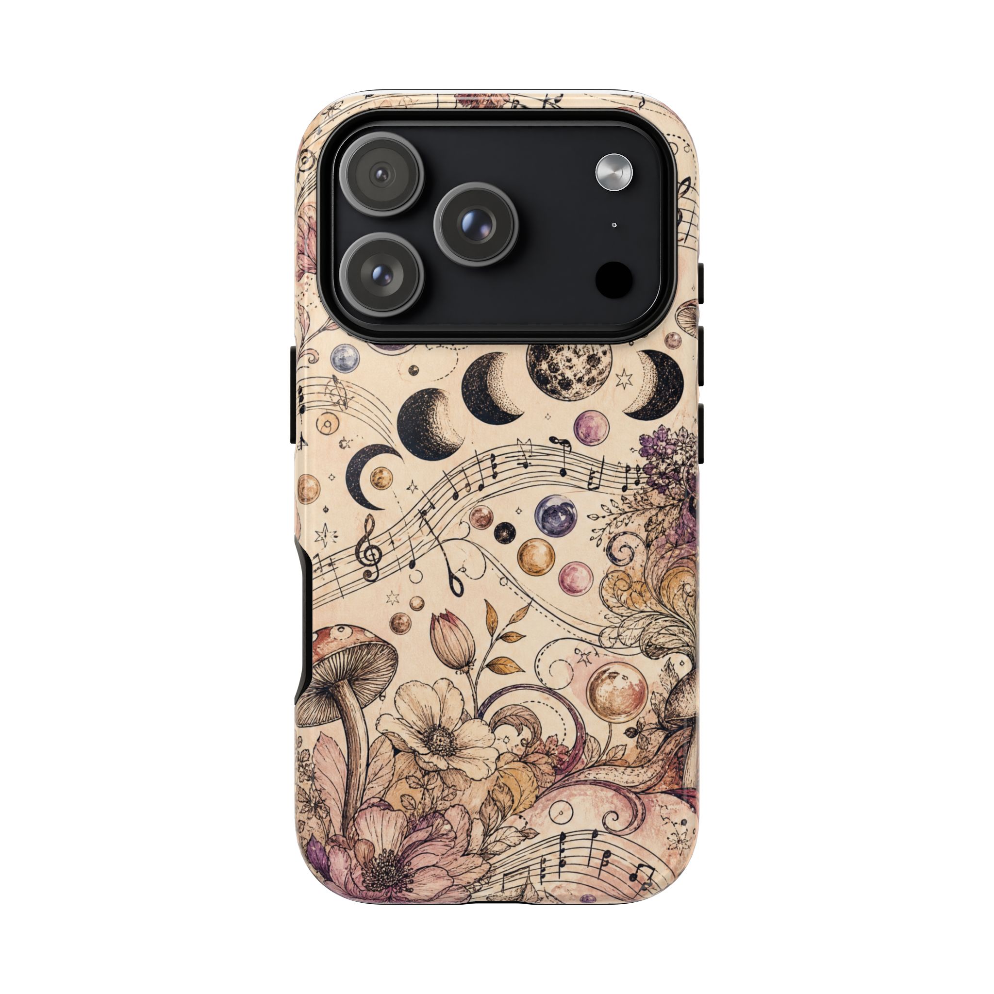 Moonlit Melody Boho Mushroom Phone Case - Image 59