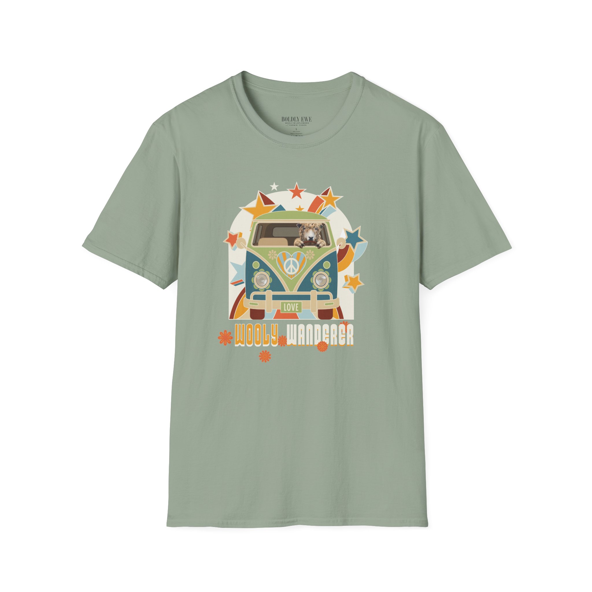 Retro VW Camper Van T-Shirt – Vintage Hippie Roadtrip Graphic Tee