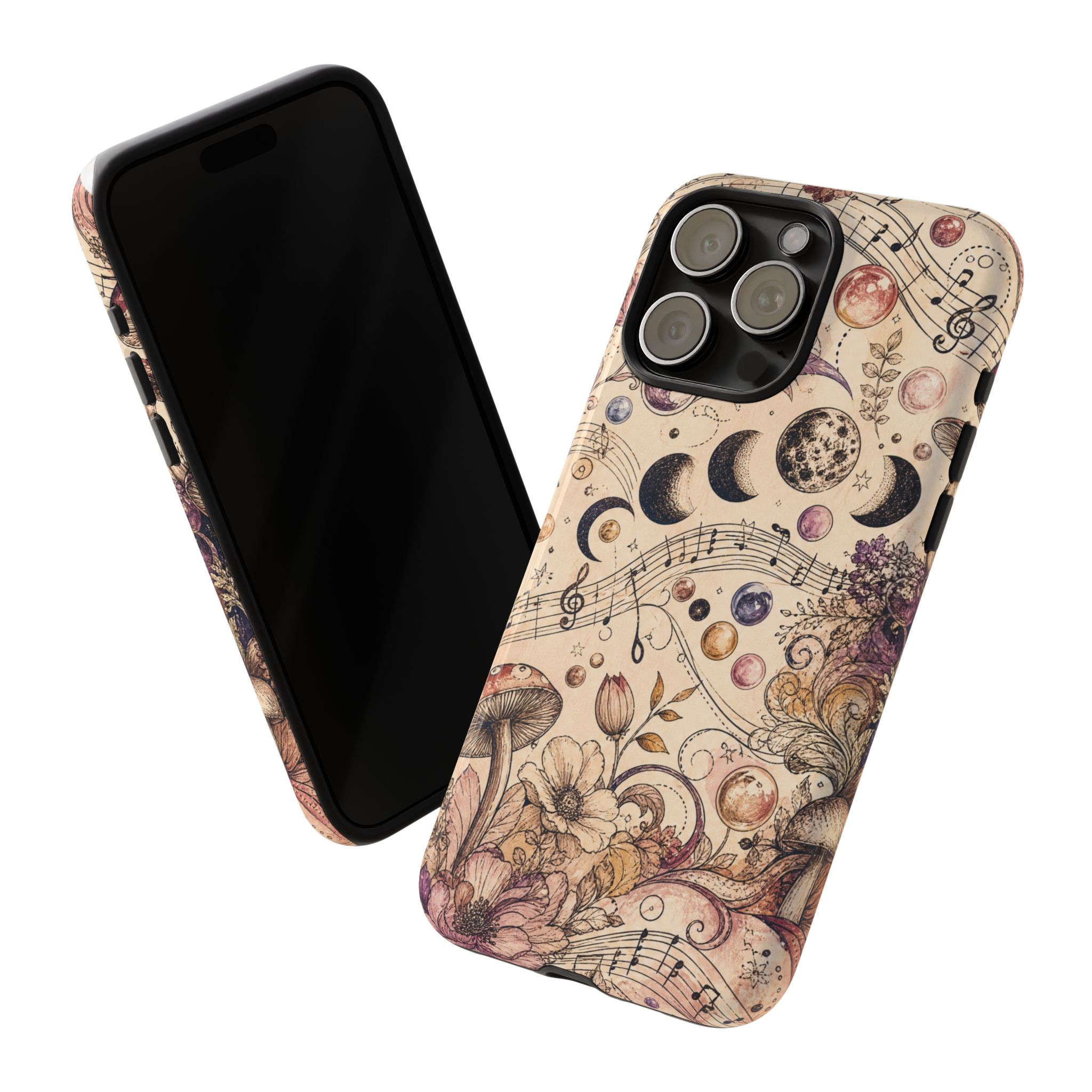 Moonlit Melody Boho Mushroom Phone Case - Image 20