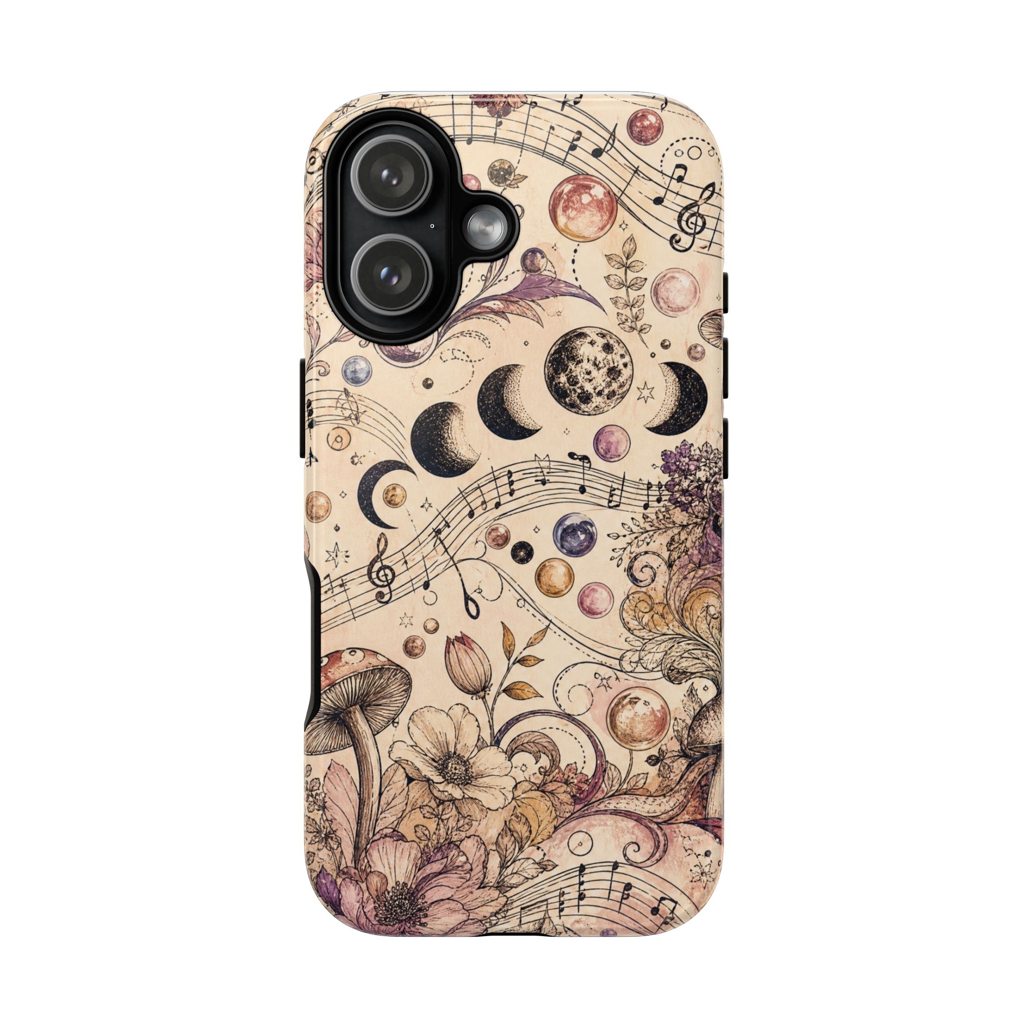 Moonlit Melody Boho Mushroom Phone Case - Image 57
