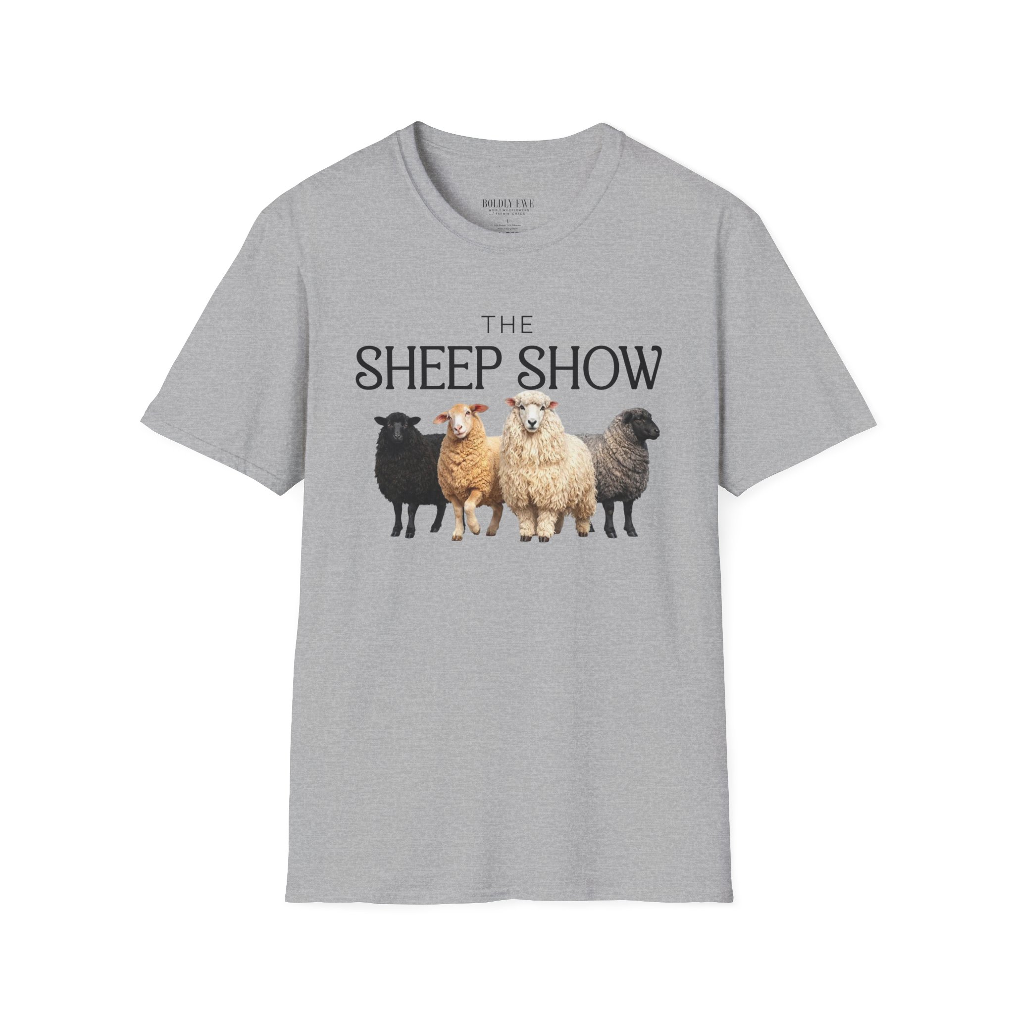 Sheep Show T-Shirt – Farm Graphic Tee Featuring Blossom, Jangle, Aggie & Maple - Image 6
