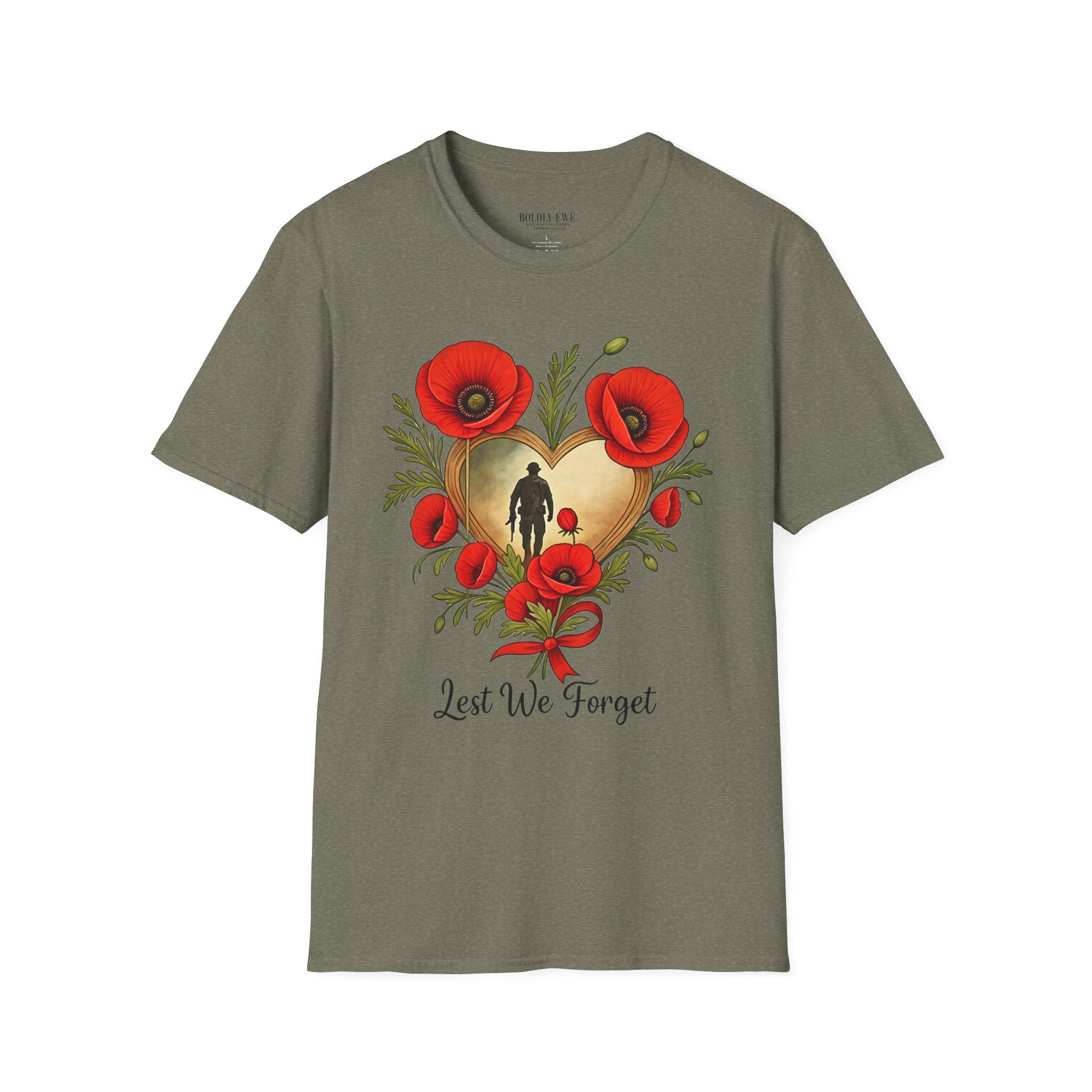 Remembrance Poppy T-Shirt - Image 6