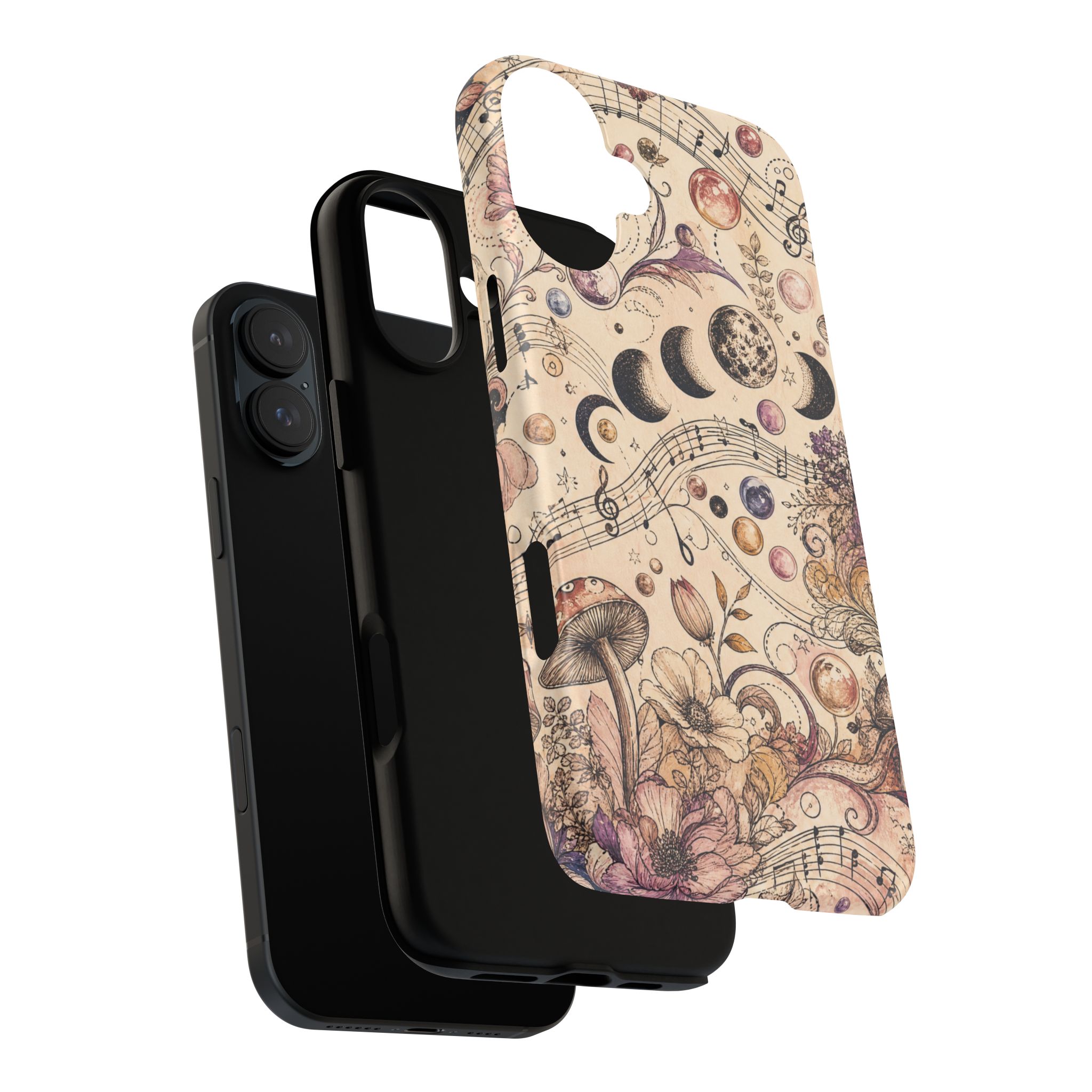 Moonlit Melody Boho Mushroom Phone Case - Image 39
