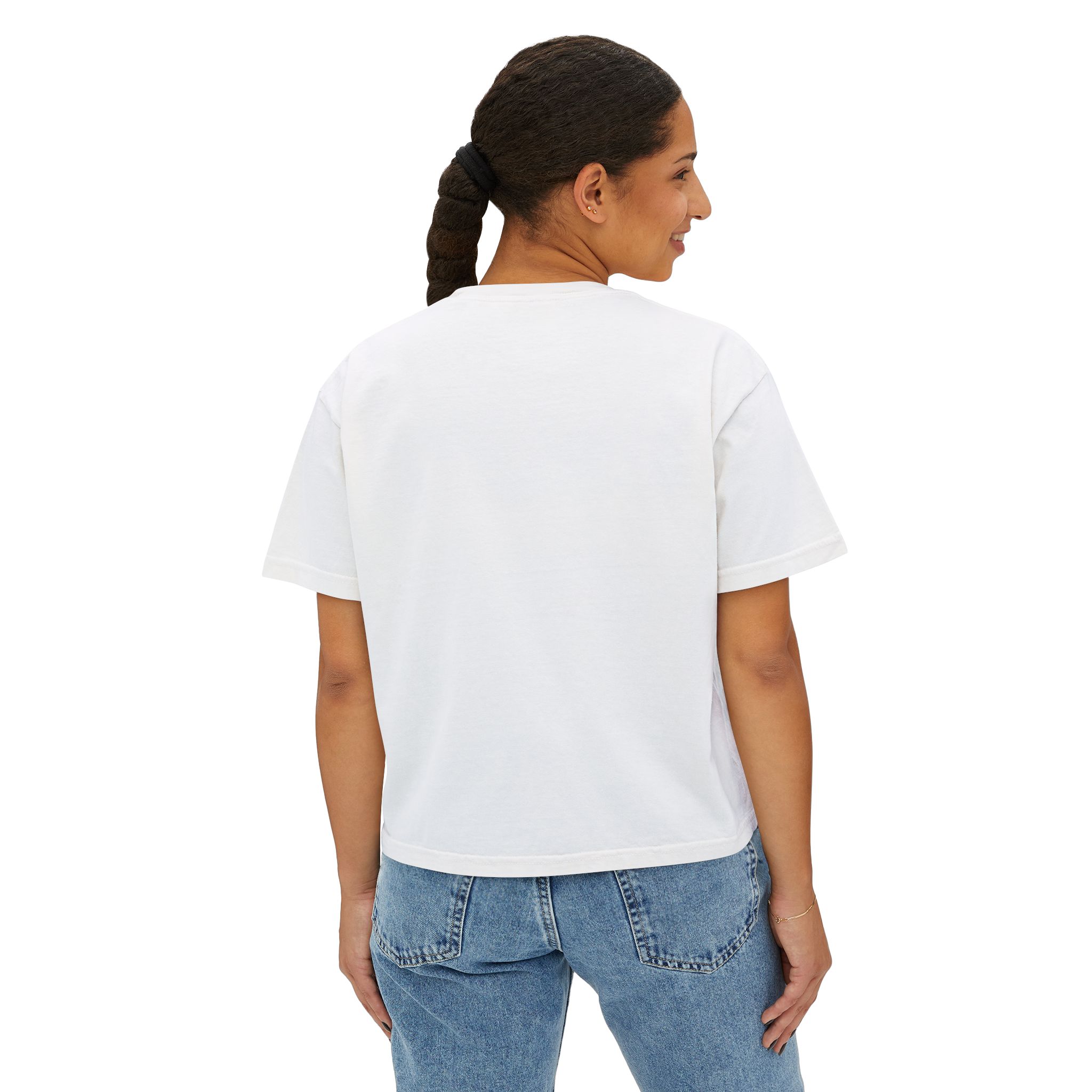 Keep Me Between the Tide and the Fireflies Women's Boxy Tee - Image 4