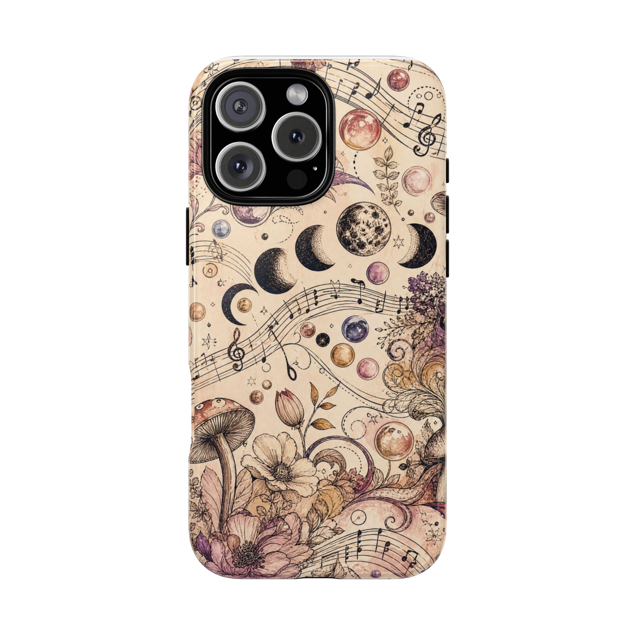 Moonlit Melody Boho Mushroom Phone Case - Image 49