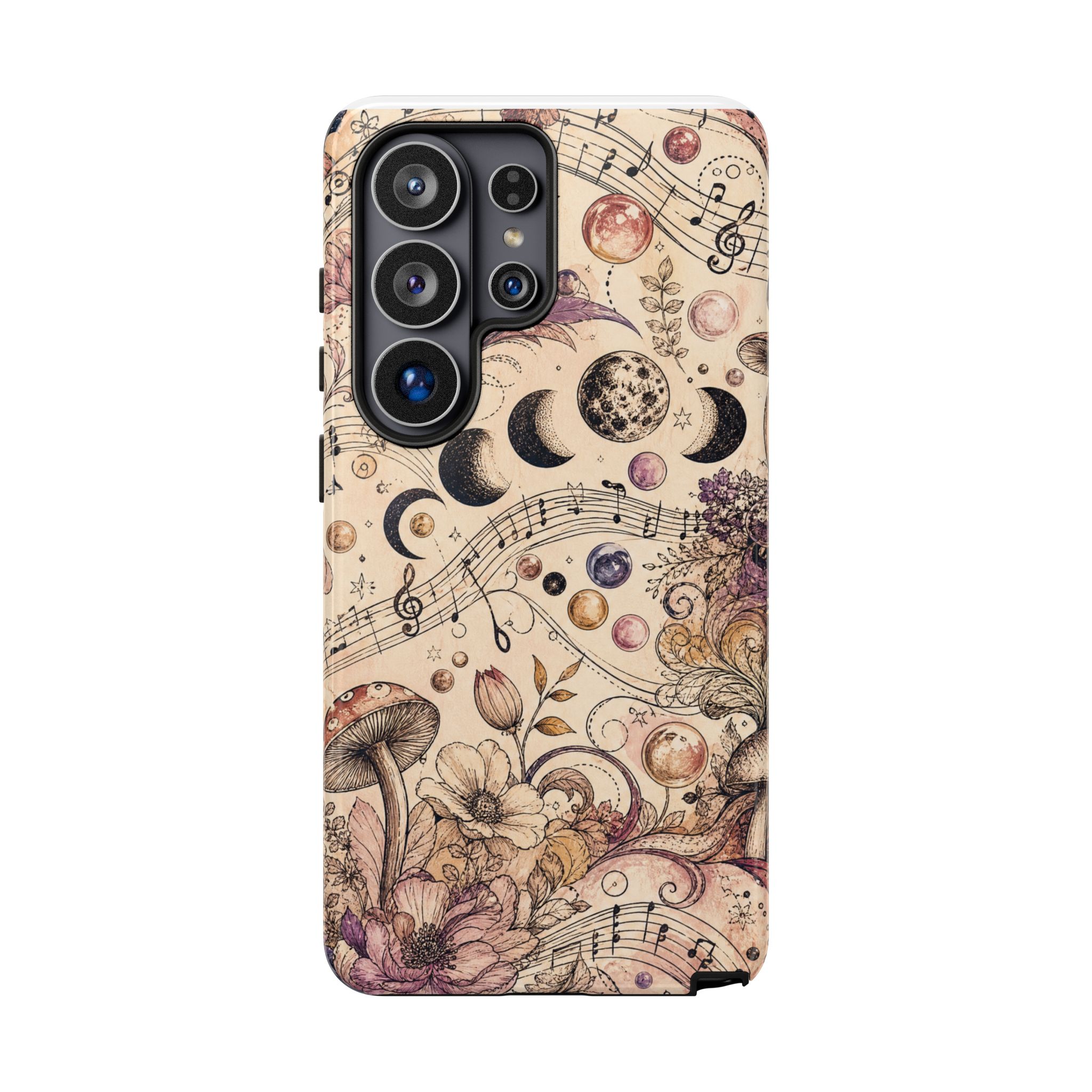 Moonlit Melody Boho Mushroom Phone Case - Image 71