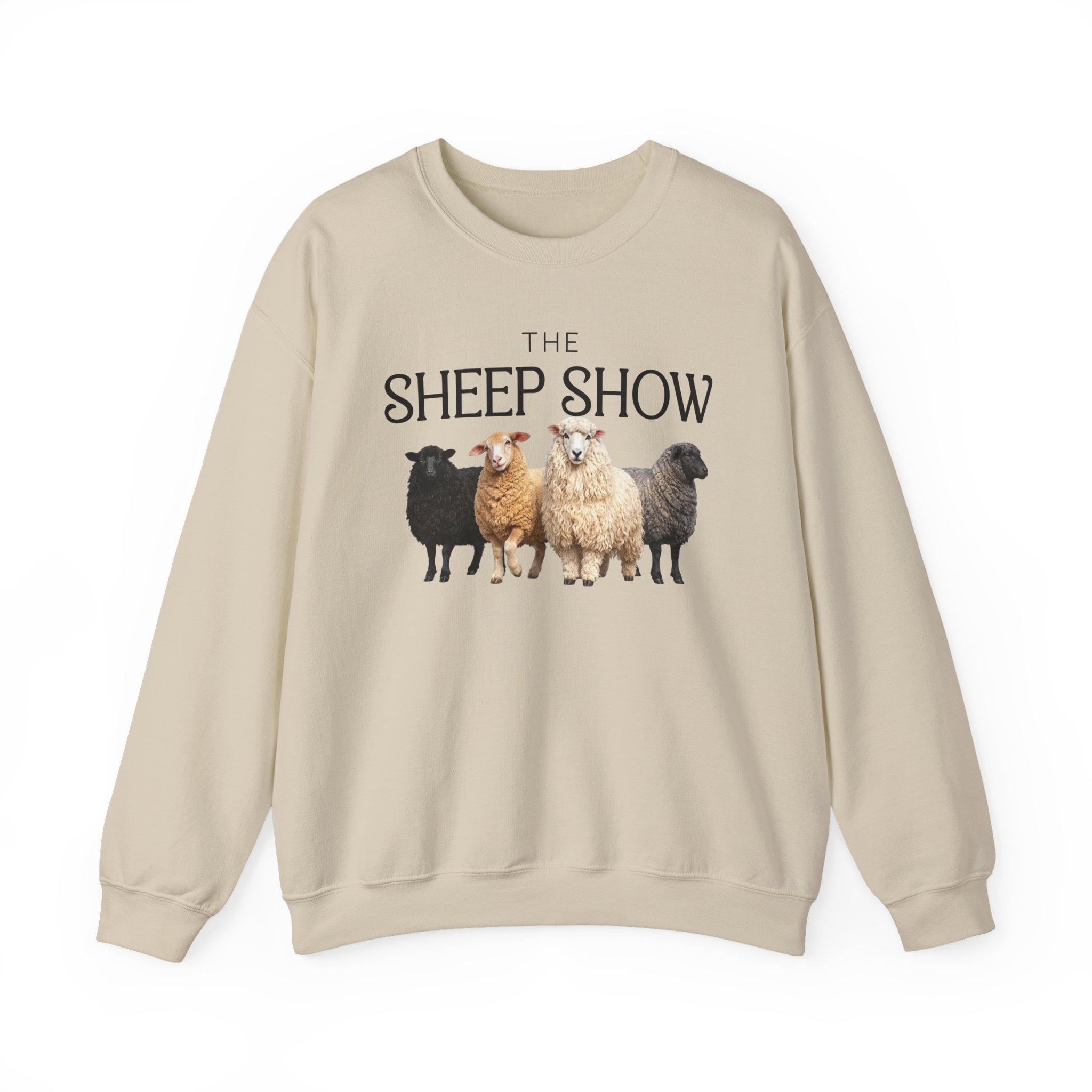 Sheep Show Sweatshirt | Farmin’ Chaos Blossom, Jangle, Aggie & Maple Crewneck - Image 6