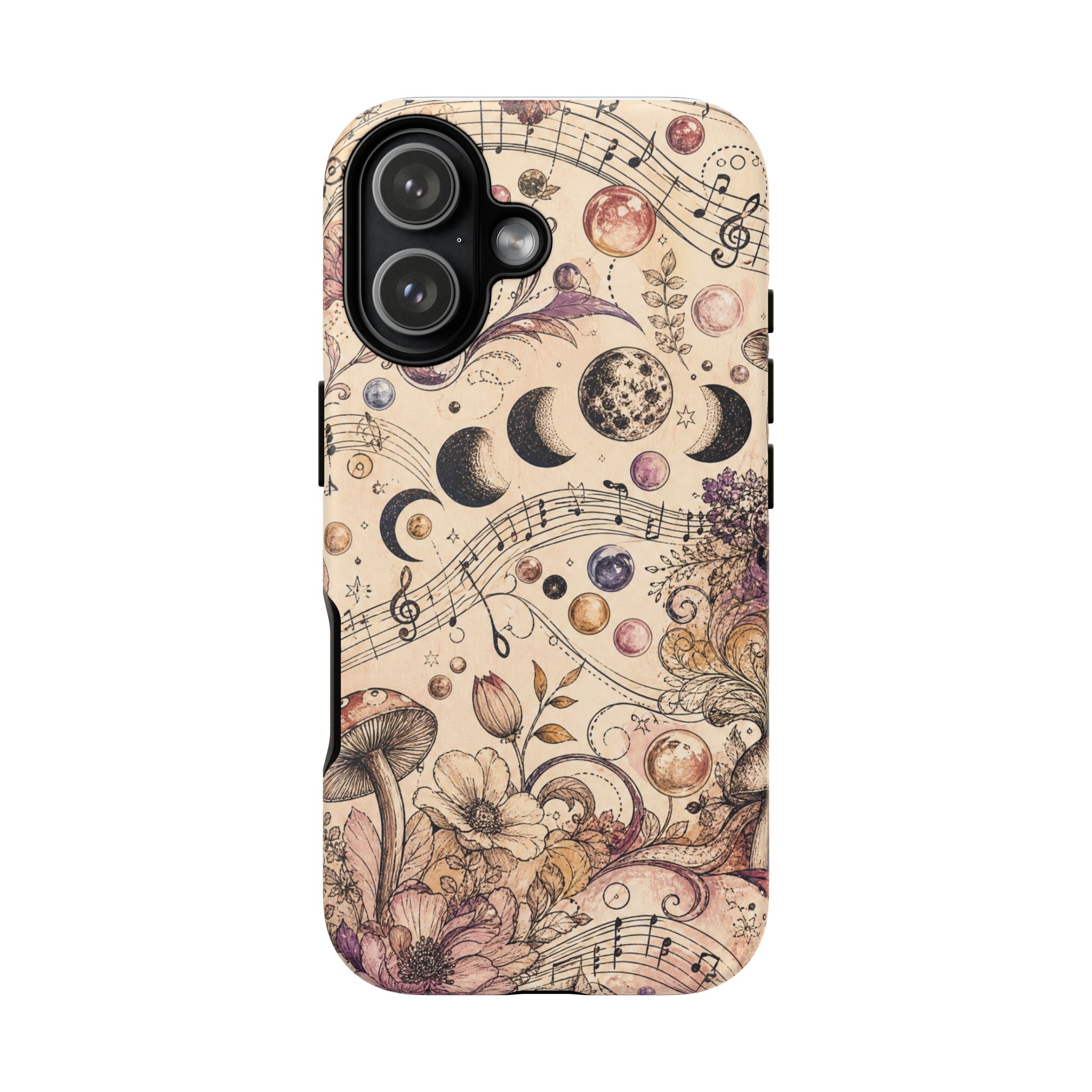 Moonlit Melody Boho Mushroom Phone Case - Image 58