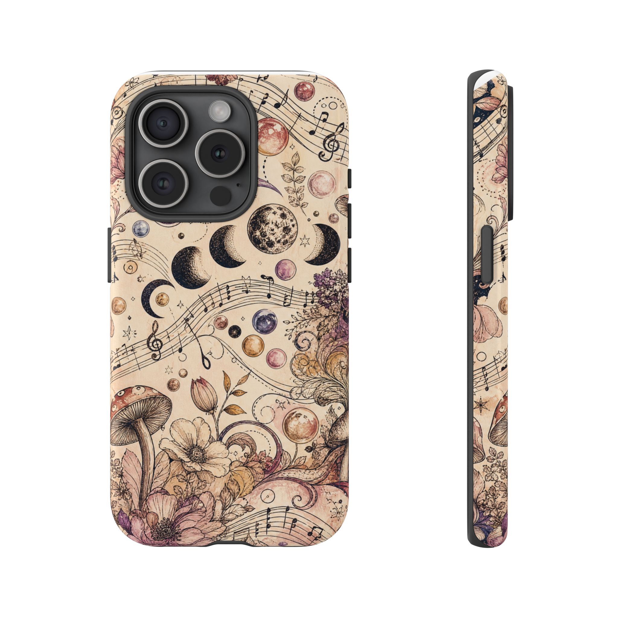 Moonlit Melody Boho Mushroom Phone Case - Image 13