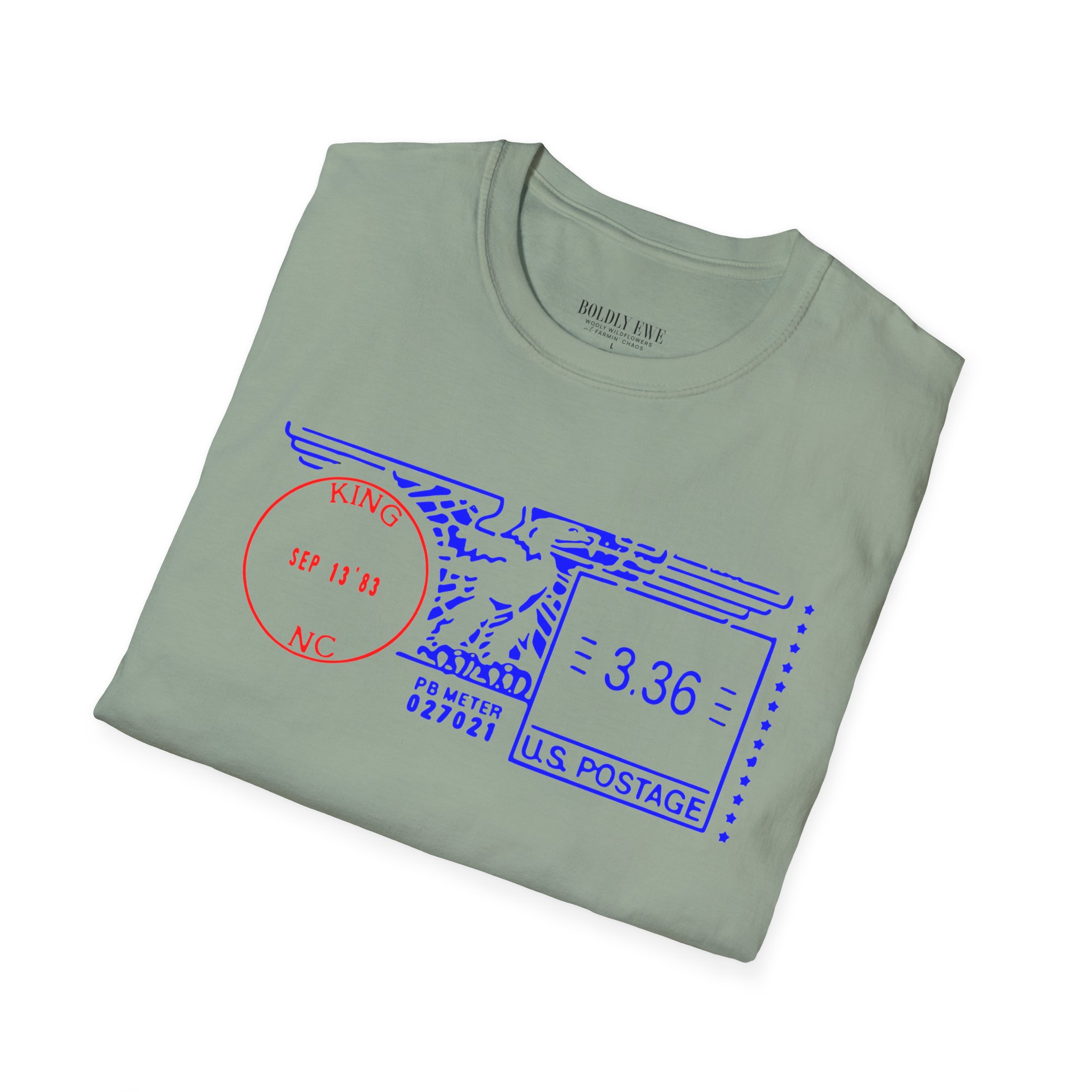 King NC Postage Code T-Shirt โ Vintage City Pride Tee - Image 11