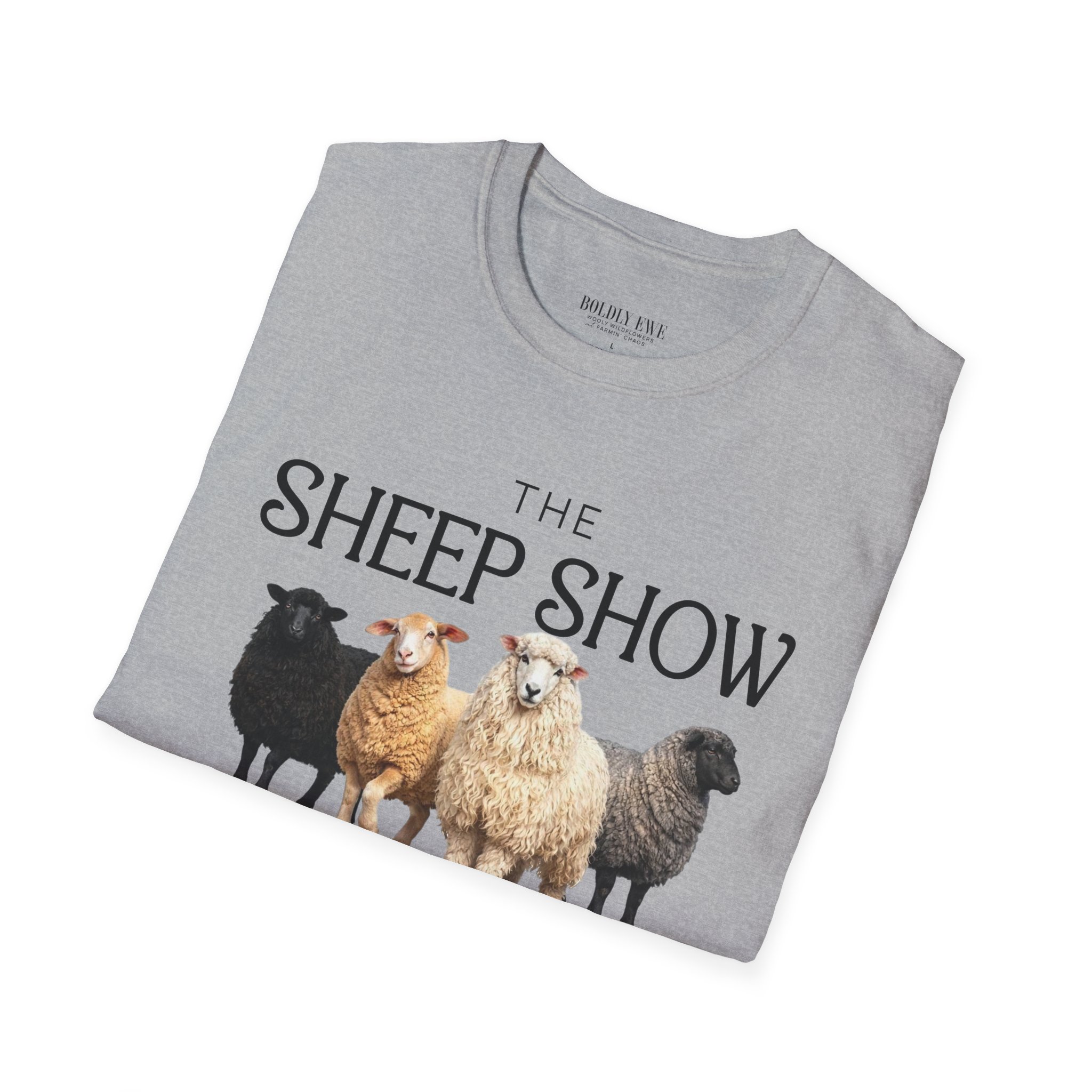 Sheep Show T-Shirt – Farm Graphic Tee Featuring Blossom, Jangle, Aggie & Maple - Image 7