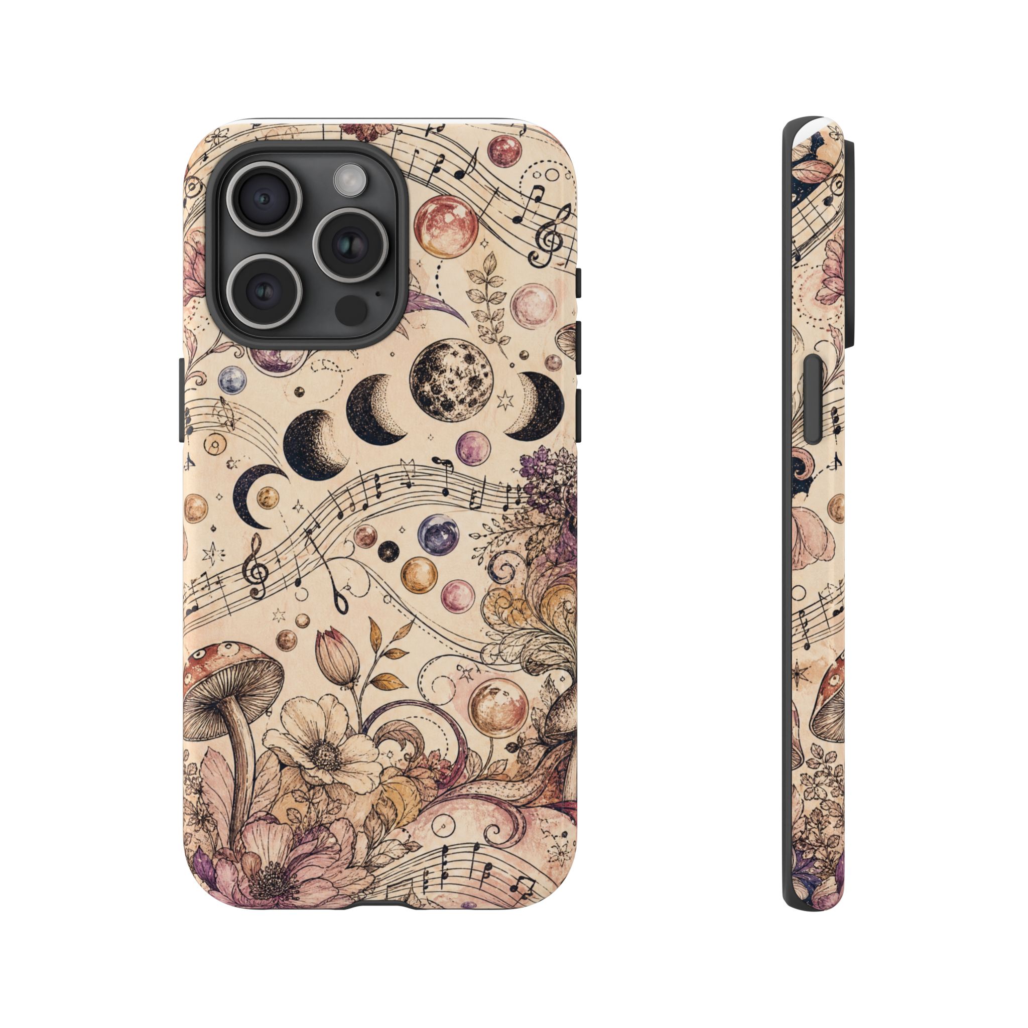 Moonlit Melody Boho Mushroom Phone Case - Image 19
