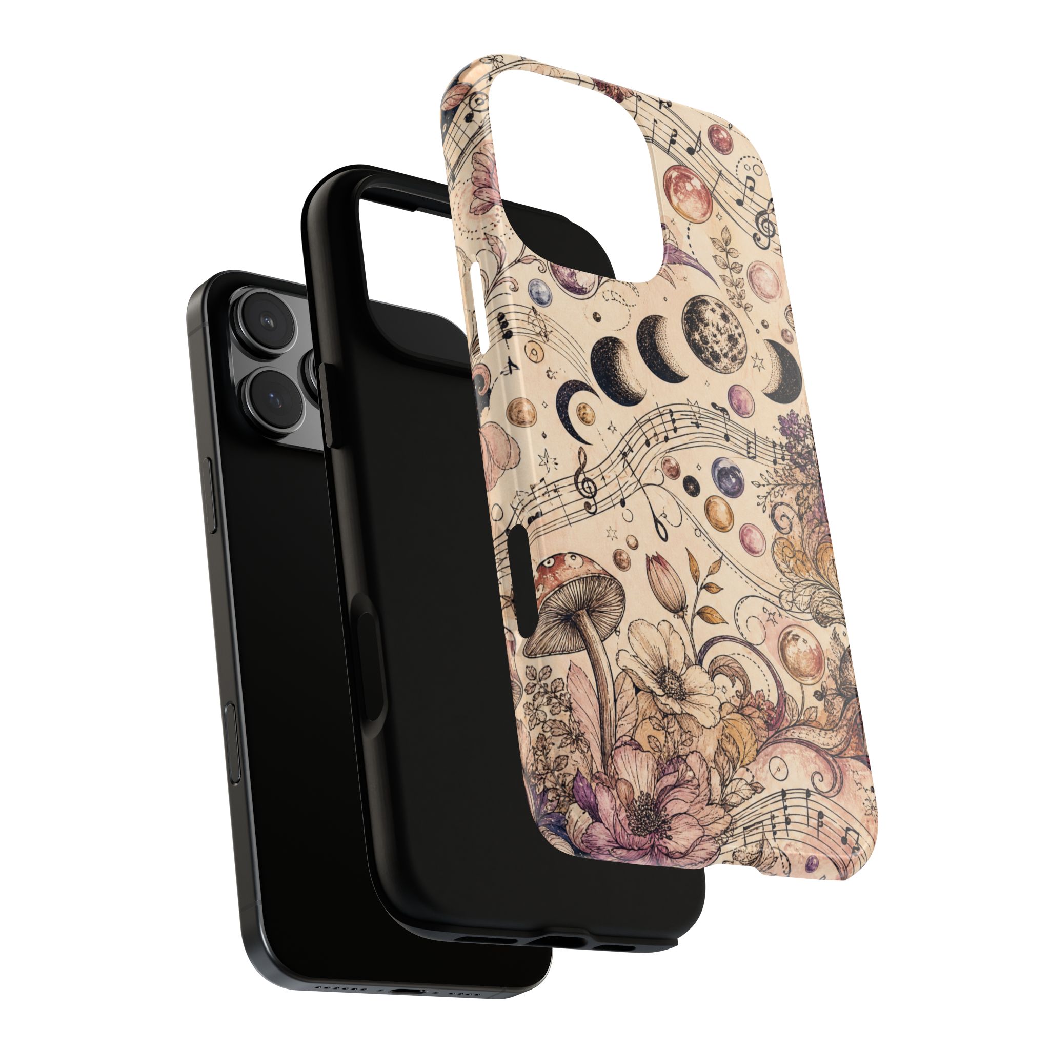 Moonlit Melody Boho Mushroom Phone Case - Image 51