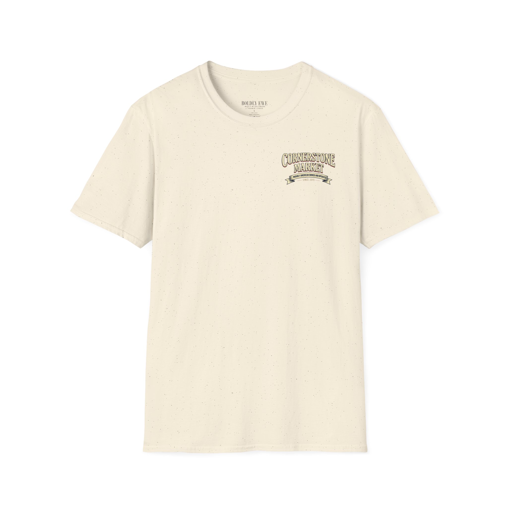 Cornerstone Market Custom T-Shirt – Quaint Country Store Graphic Tee (American Owned)