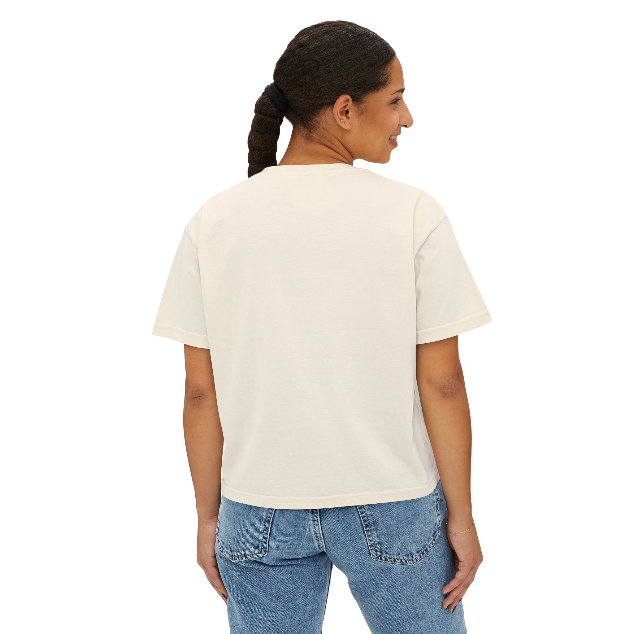 Keep Me Between the Tide and the Fireflies Women's Boxy Tee - Image 8