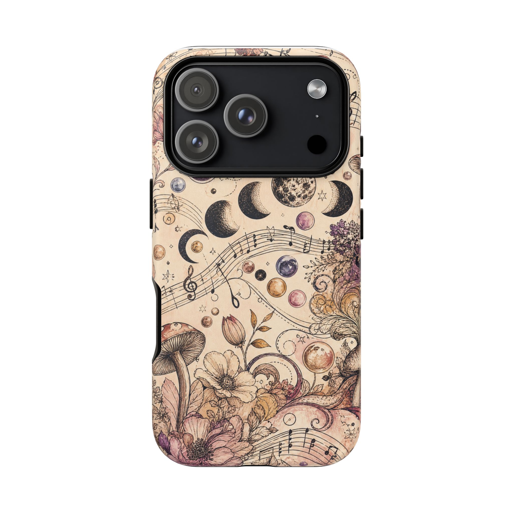 Moonlit Melody Boho Mushroom Phone Case - Image 60