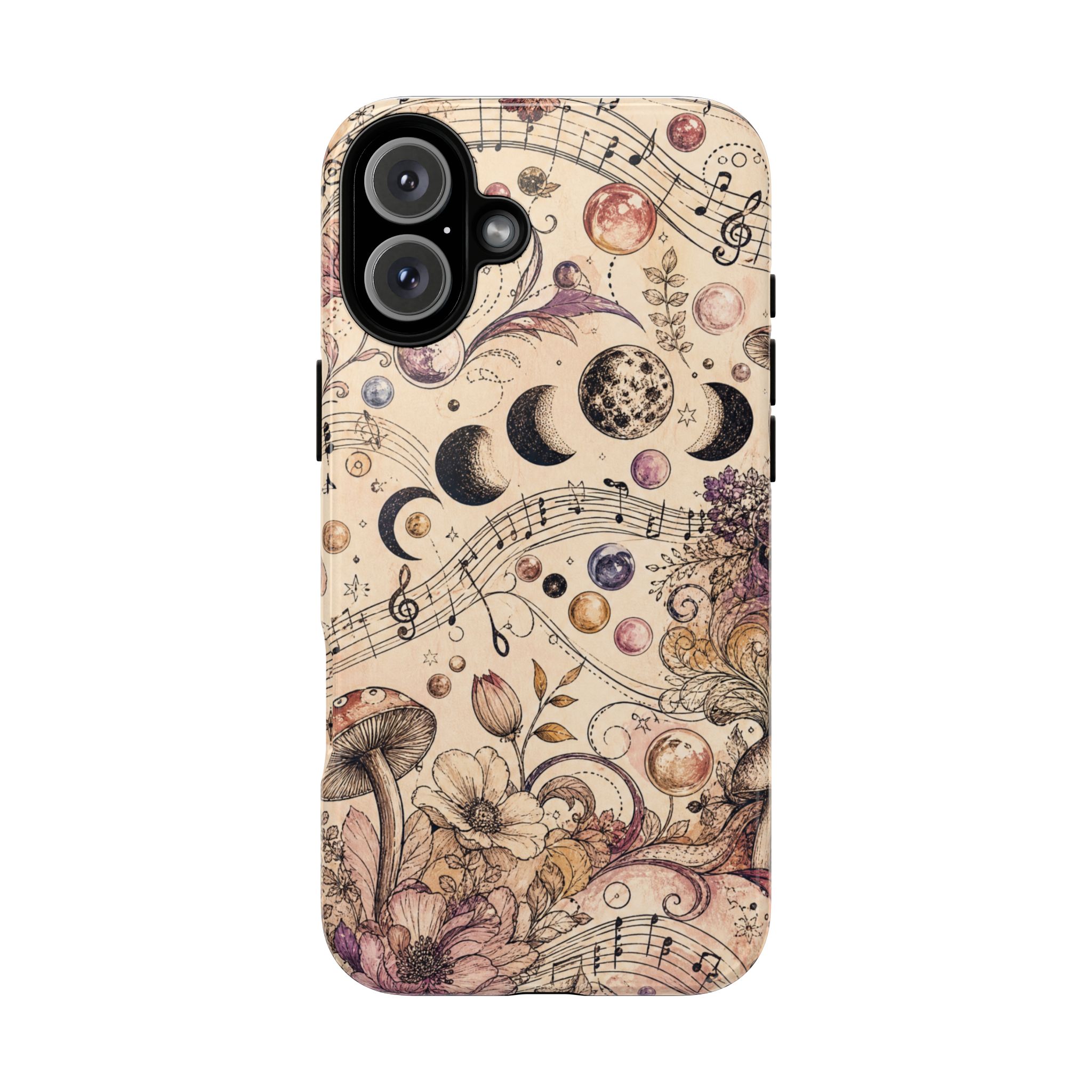 Moonlit Melody Boho Mushroom Phone Case - Image 33