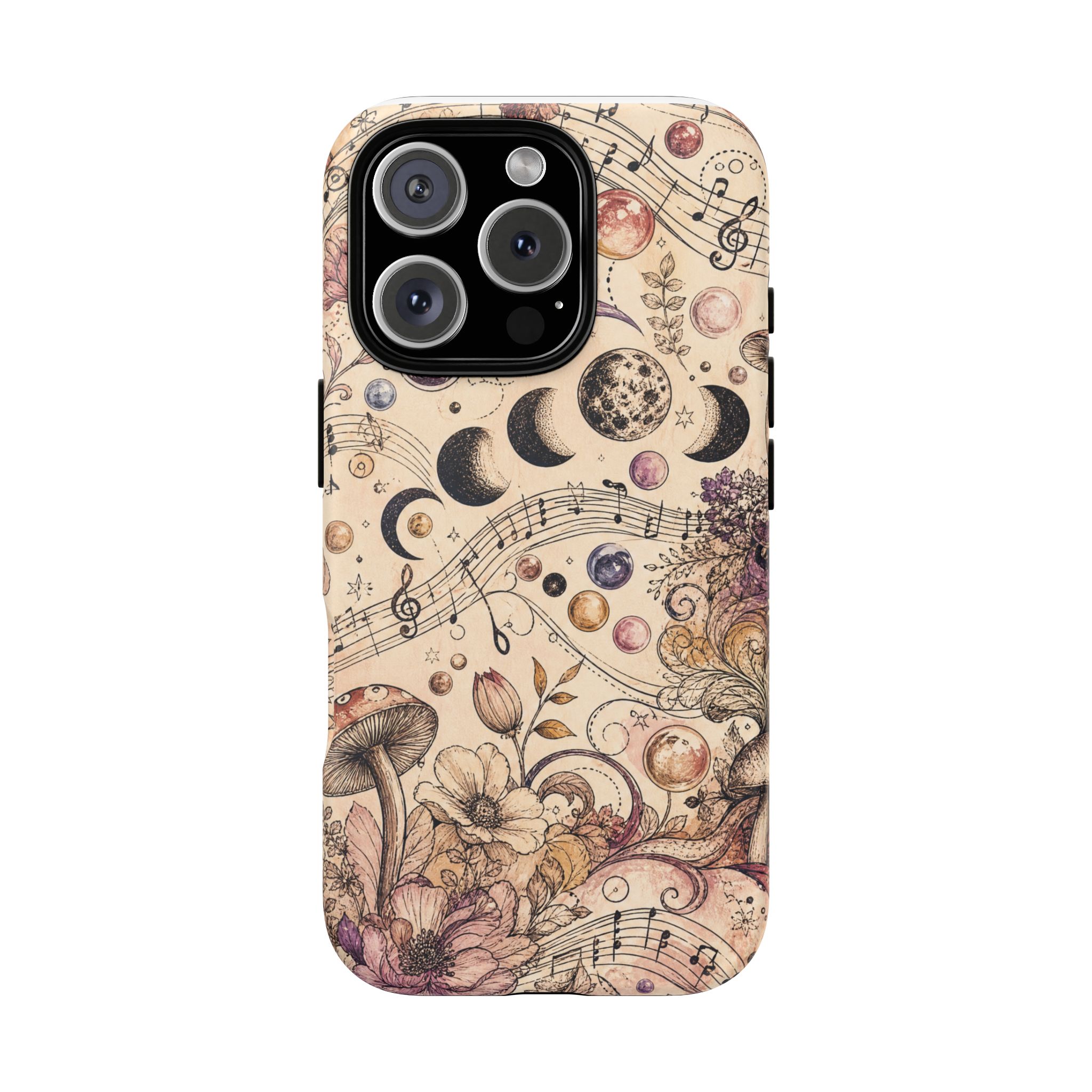 Moonlit Melody Boho Mushroom Phone Case - Image 45