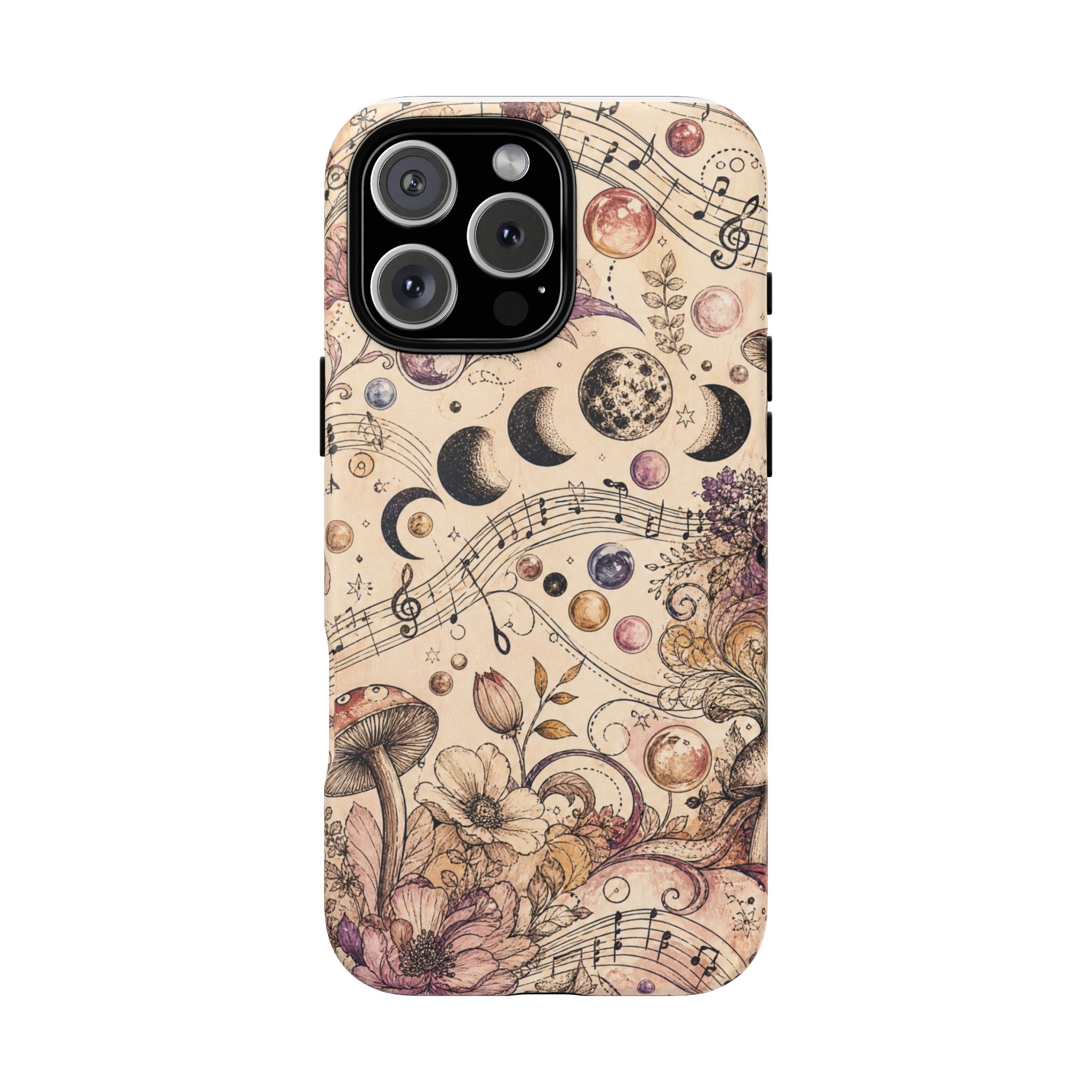 Moonlit Melody Boho Mushroom Phone Case - Image 53