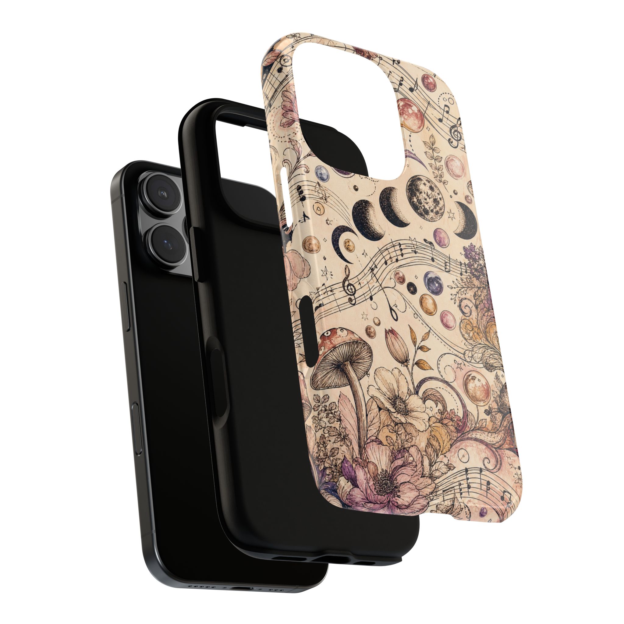 Moonlit Melody Boho Mushroom Phone Case - Image 43