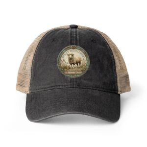 Wooly Wildflowers and Honey Women's Mesh-Back Cap
