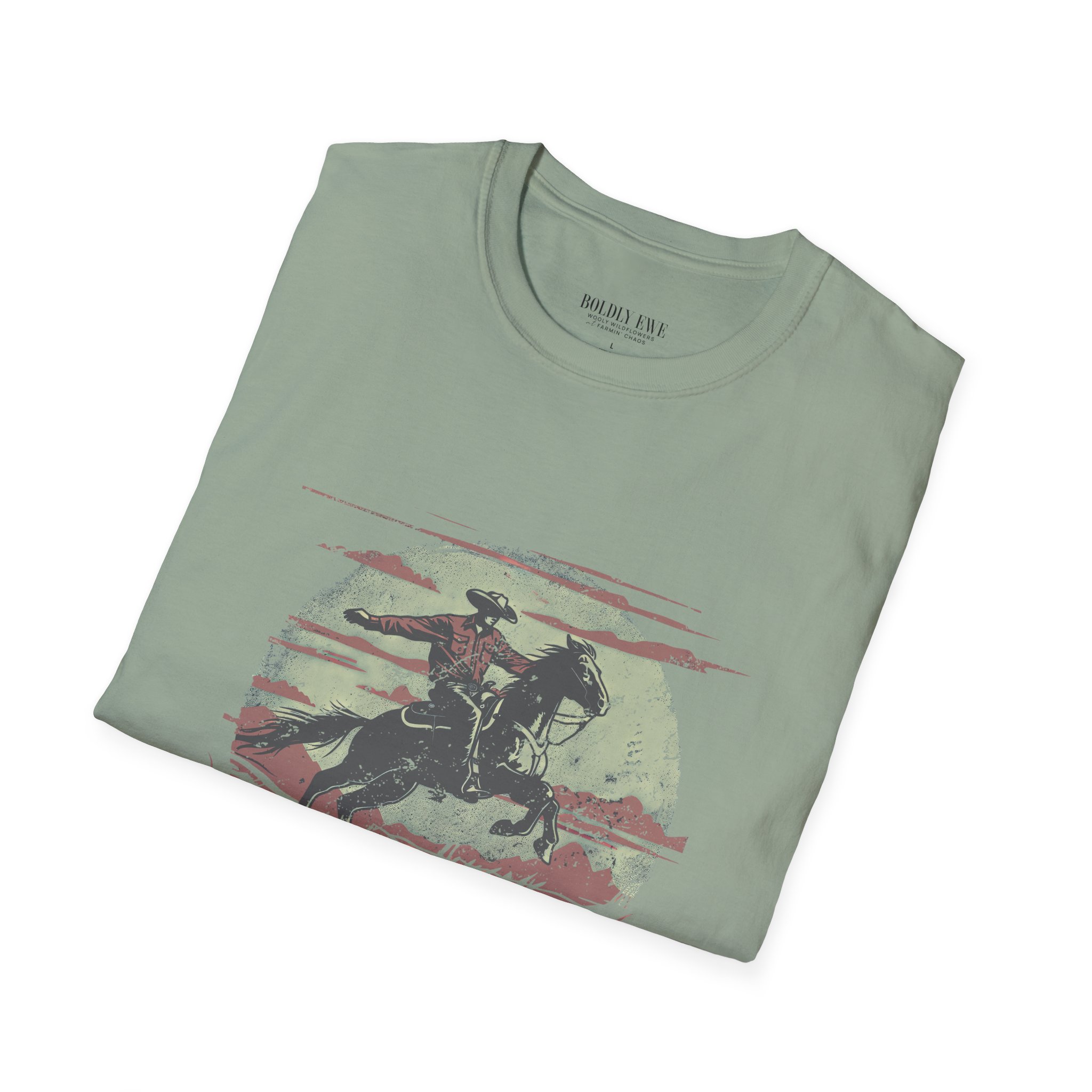 Wranglin Feral Children T-Shirt โ Funny Mom Western Horse Graphic Tee - Image 7