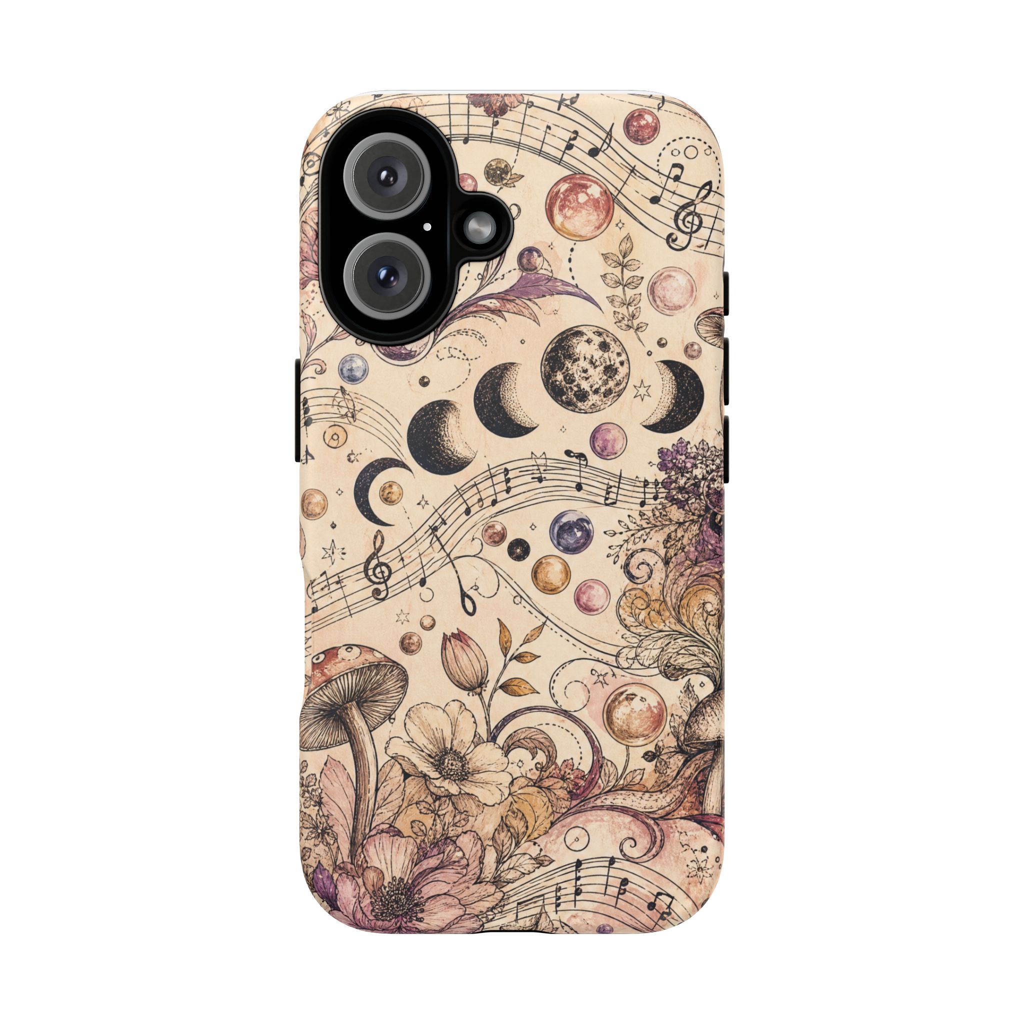 Moonlit Melody Boho Mushroom Phone Case - Image 29