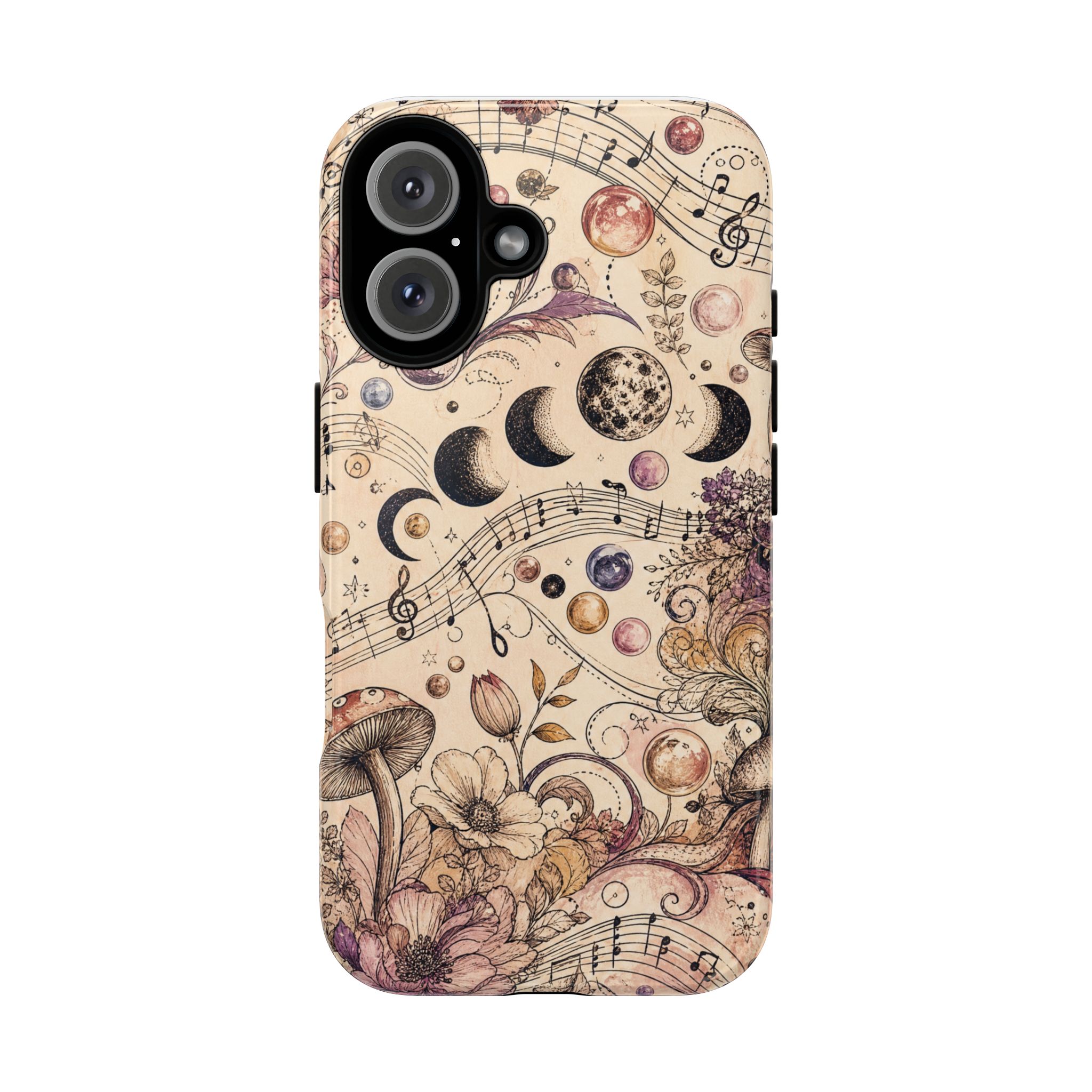 Moonlit Melody Boho Mushroom Phone Case - Image 25
