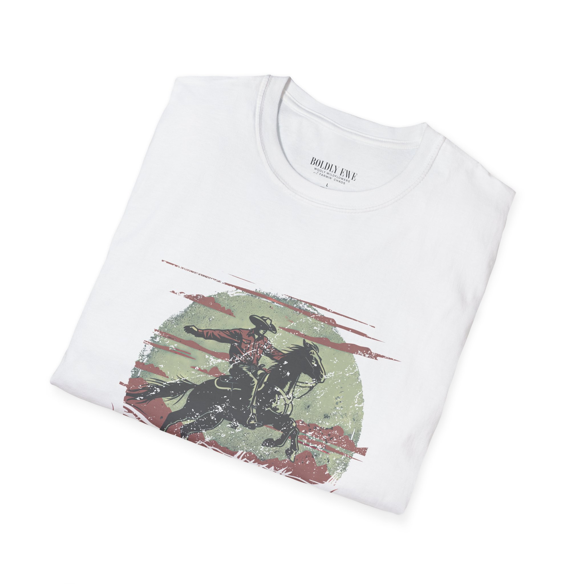 Wranglin Feral Children T-Shirt โ Funny Mom Western Horse Graphic Tee - Image 4
