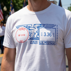 King NC Postage Code T-Shirt – Vintage City Pride Tee