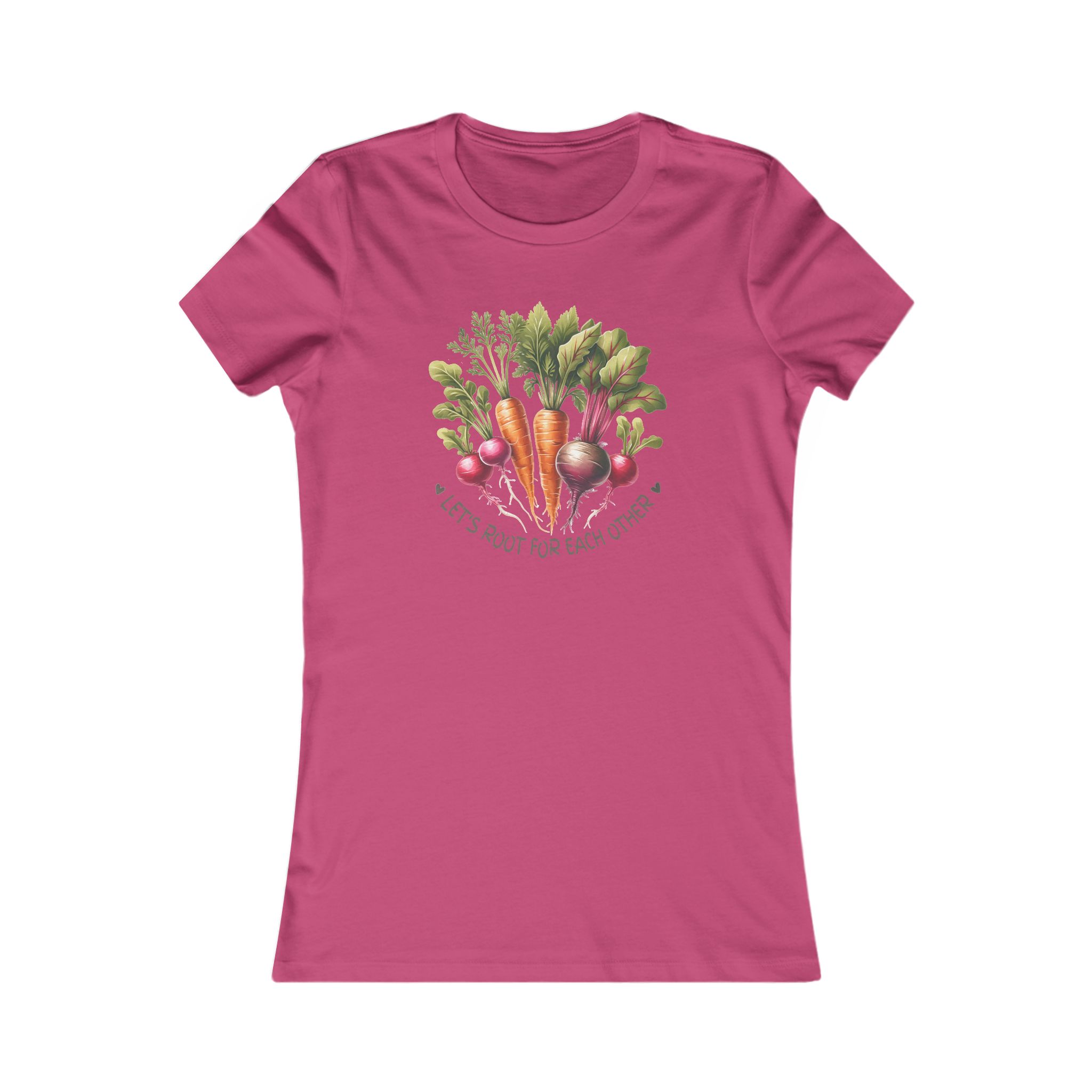 Garden Harvest Bouquet Ladies Fit Tee - Image 4