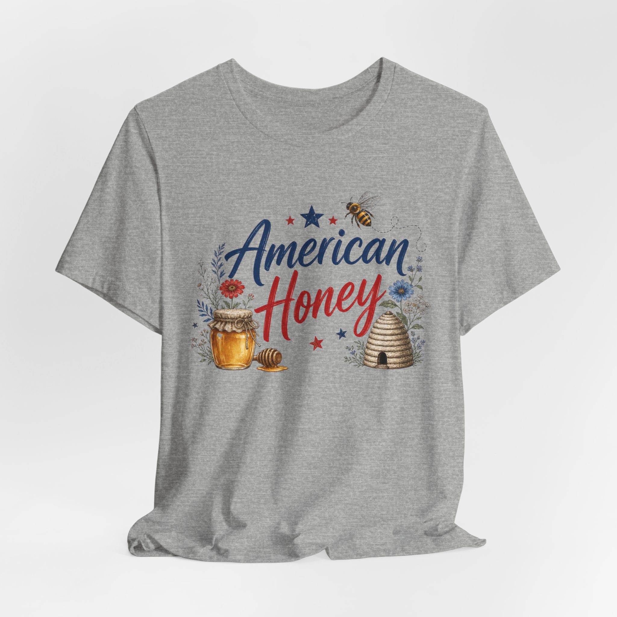 American Honey T-Shirt β Patriotic Lady Beekeeper Apparel - Image 13