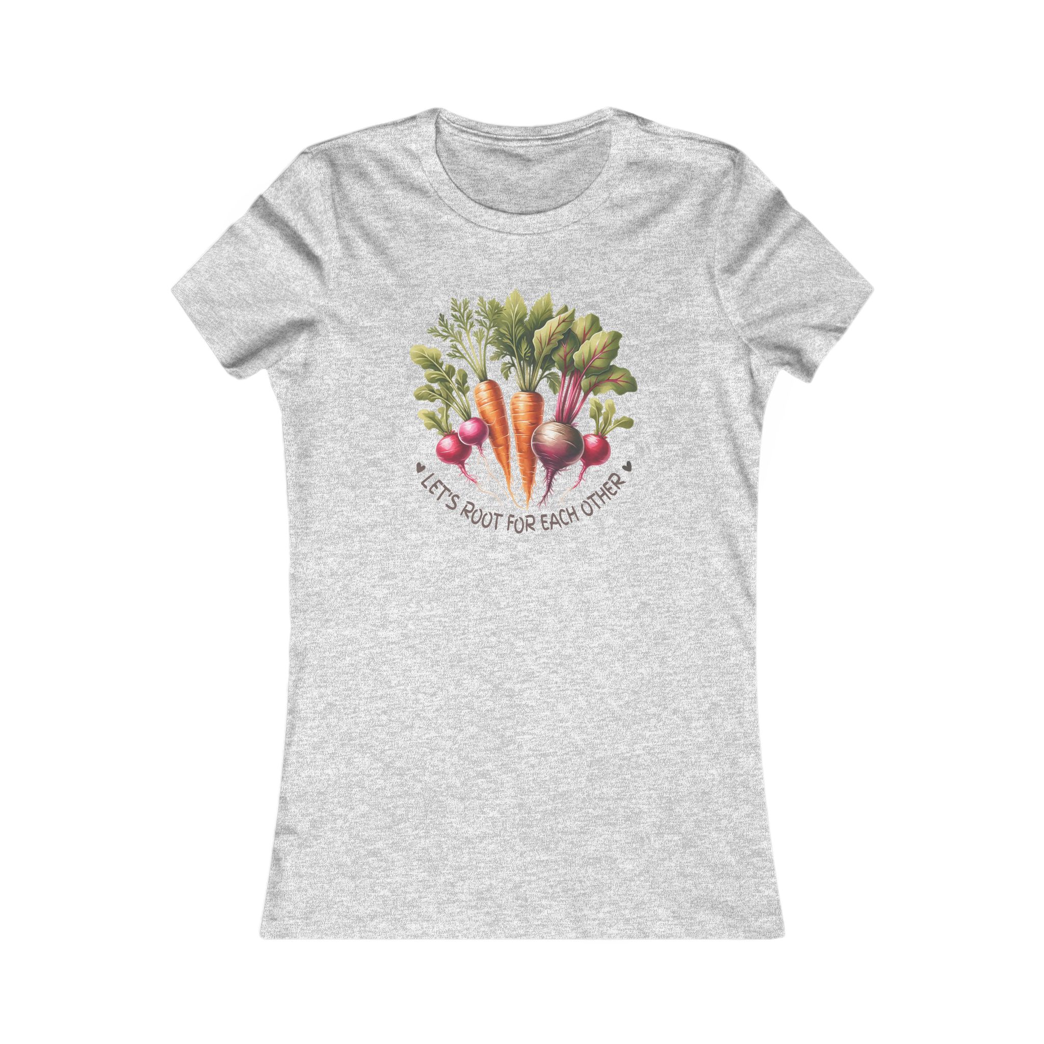 Garden Harvest Bouquet Ladies Fit Tee - Image 3