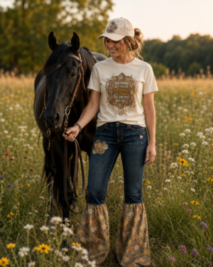 she knows her worth t shirt rustic boho floral design inspirational women's empowerment shirt with flowers boho floral graphic tee for women confidence and self worth apparel