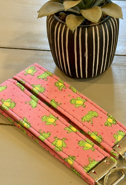 Farm Theme Wristlet Key Ring | Handmade Farmhouse Keychain Wristlet - Image 4