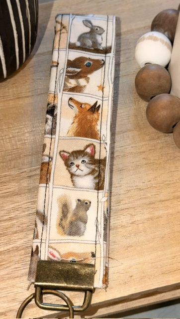 Farm Theme Wristlet Key Ring | Handmade Farmhouse Keychain Wristlet - Image 15