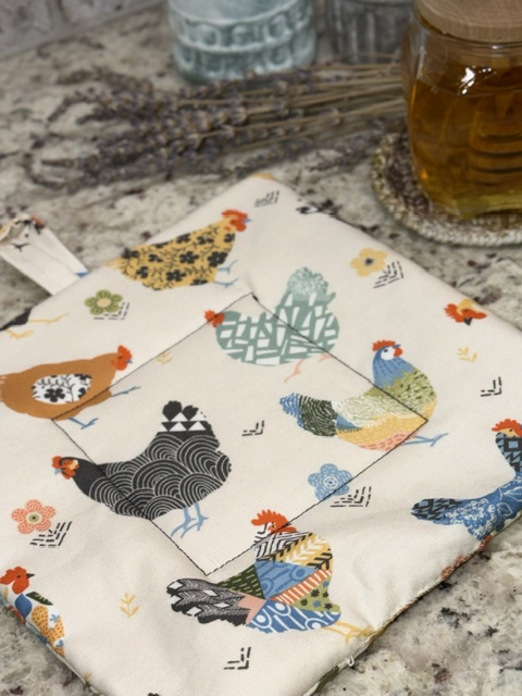 Handmade Farmhouse Potholders | Thick Country Kitchen Hot Pads - Image 5