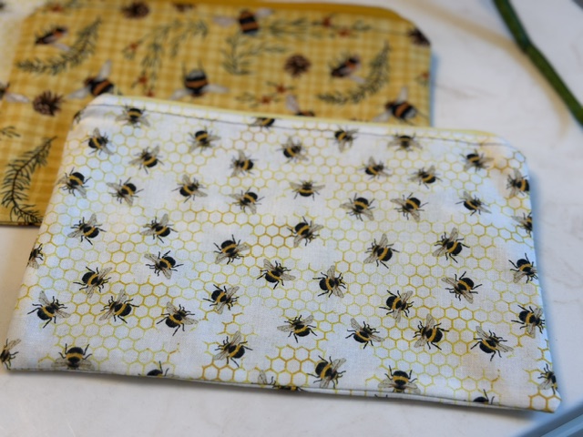 Handmade Zipper Pouches | Farmhouse Cosmetic & Travel Bags - Image 6