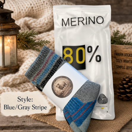 Women's Merino Wool Socks – Warm Cozy 80% Merino Wool - Image 9