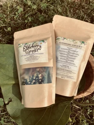 Organic Elderberry Syrup Kit with herbs and spices by The Bohemian Mama