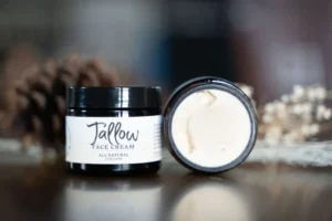 Beef Tallow Face Cream handcrafted natural face moisturizer by The Bohemian Mama
